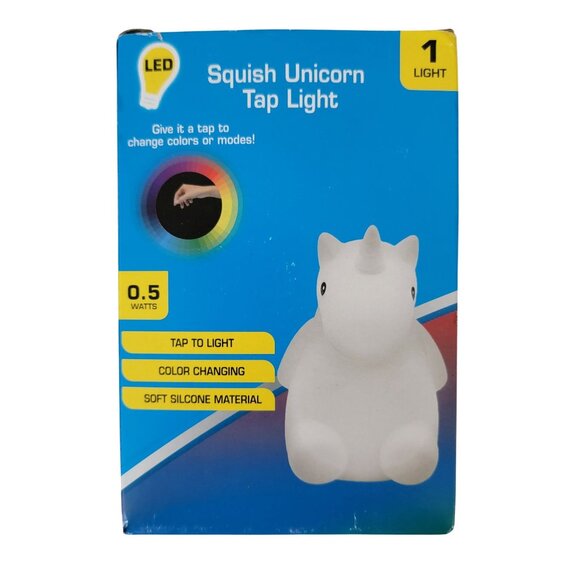Squish Unicorn Tap Light LED With Color Changing Modes - Picture 6 of 7